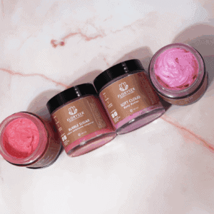 DUO Algodón de Azúcar ♡ Exfoliante Espumoso + Mantequilla Corporal